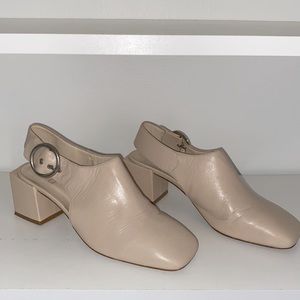 Stiu  Nude slingback Mule size 40